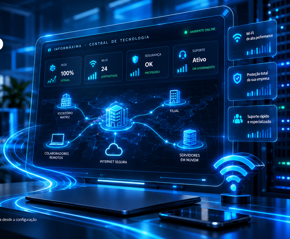 Infraestrutura tecnológica conectada